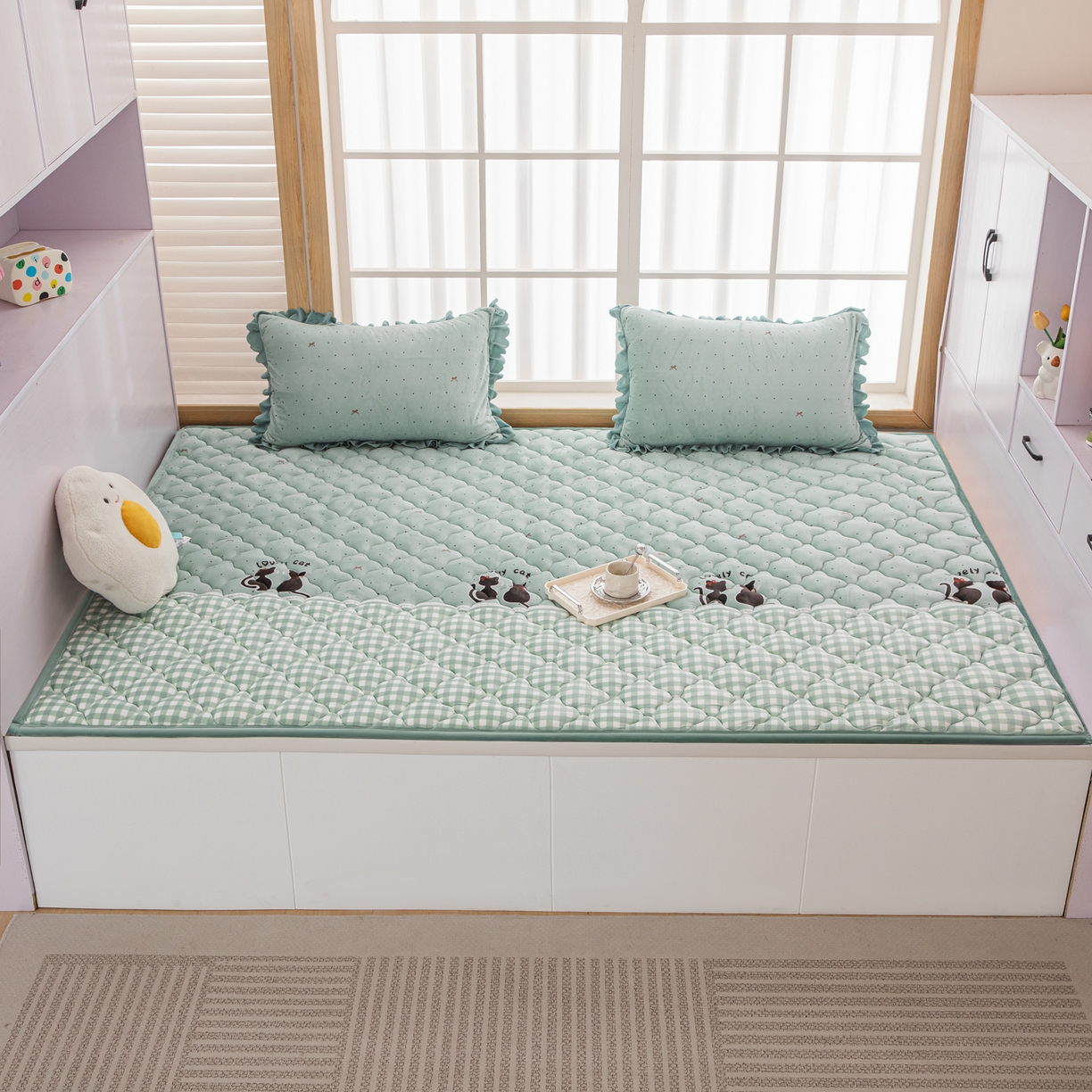 91家纺网 家纺一手货源 找家纺 手艺人家纺 2025新款炕垫榻榻米垫D50--D66 D63