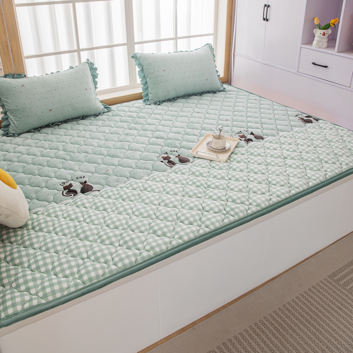 91家纺网 家纺一手货源 找家纺 手艺人家纺 2025新款炕垫榻榻米垫D50--D66 D63