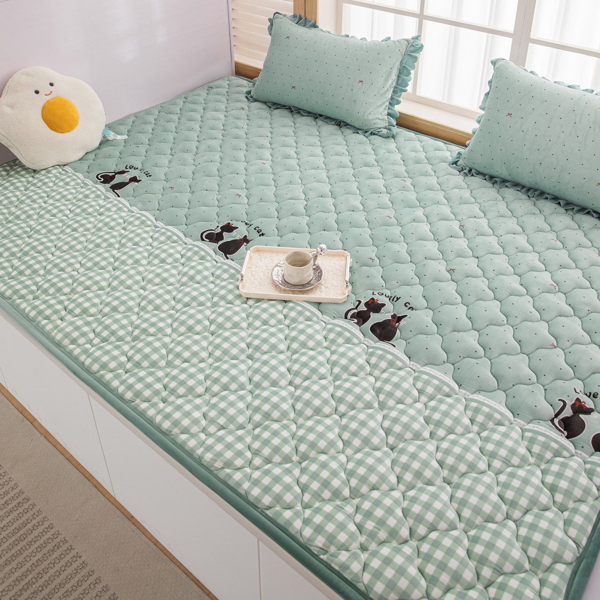 91家纺网 家纺一手货源 找家纺 手艺人家纺 2025新款炕垫榻榻米垫D50--D66 D63