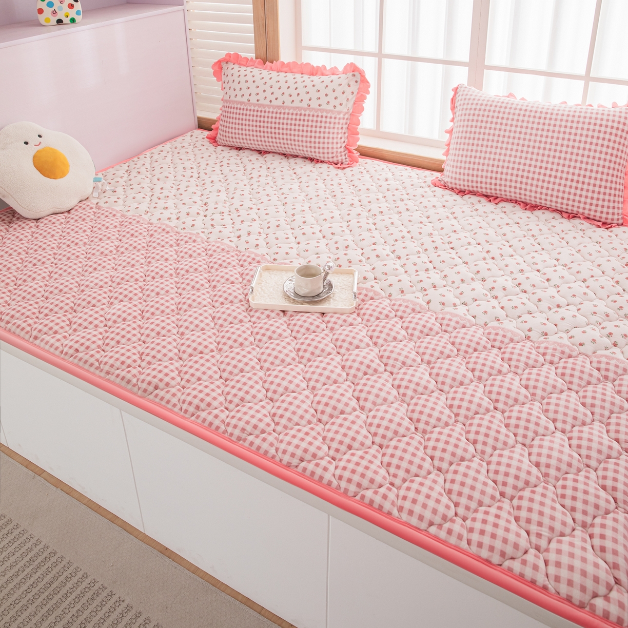 91家纺网 家纺一手货源 找家纺 手艺人家纺 2025新款炕垫榻榻米垫D50--D66 D65