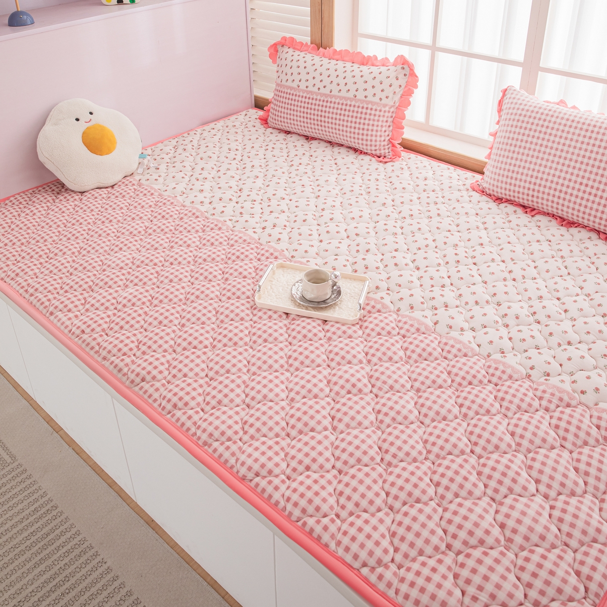 91家纺网 家纺一手货源 找家纺 手艺人家纺 2025新款炕垫榻榻米垫D50--D66 D65