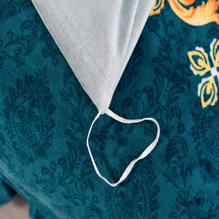 91家纺网 家纺一手货源 找家纺 晚静 2025新款7斤牛奶绒四件套金貂法莱绒床裙款保暖绒三件套 花开富贵