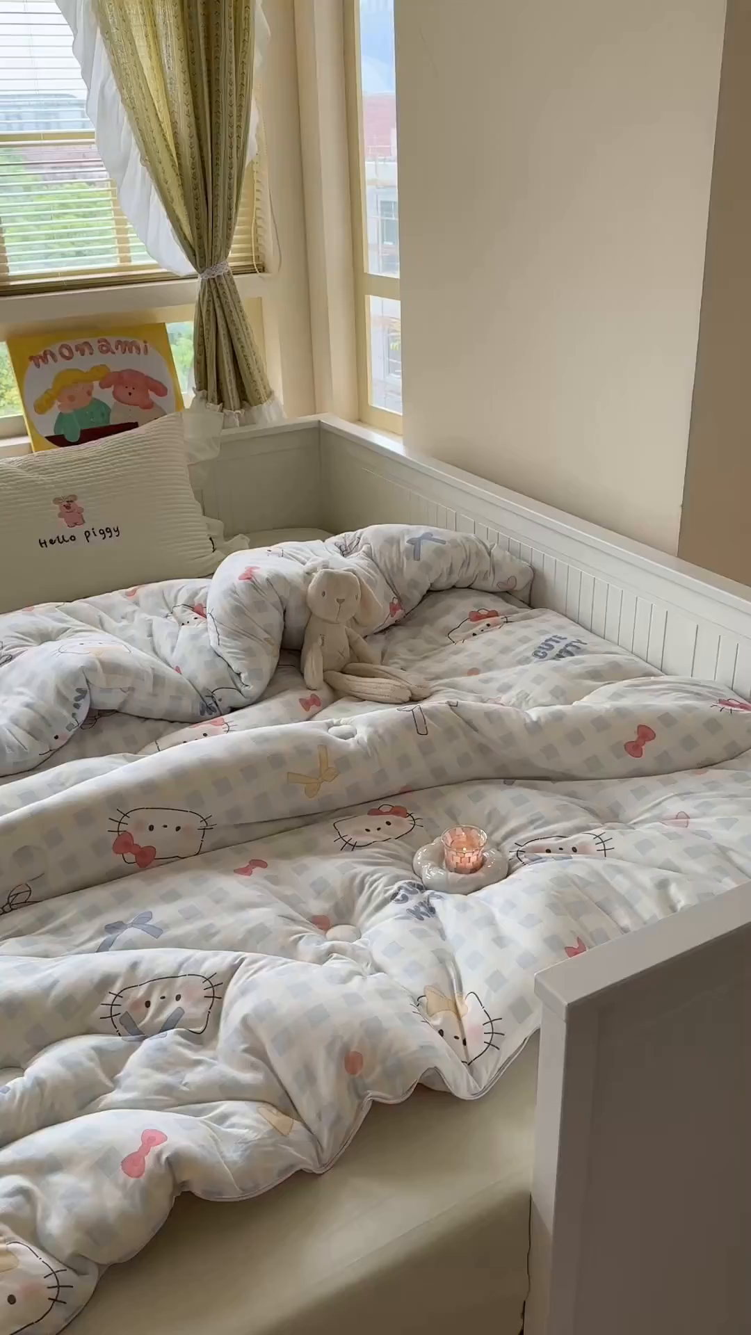 91家纺网 家纺一手货源 找家纺 暖生活 2025新款牛奶针织棉四季被冬被 蓝格凯蒂