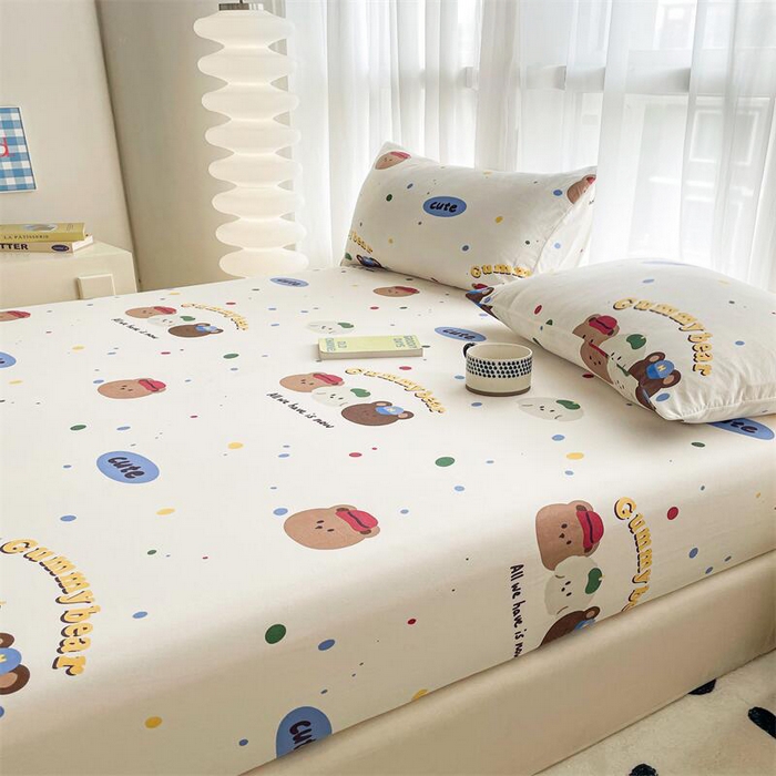 91家纺网 家纺一手货源 找家纺 鼎丰家纺 2025新款90克超柔软糯印花单床笠系列 冒险乐园