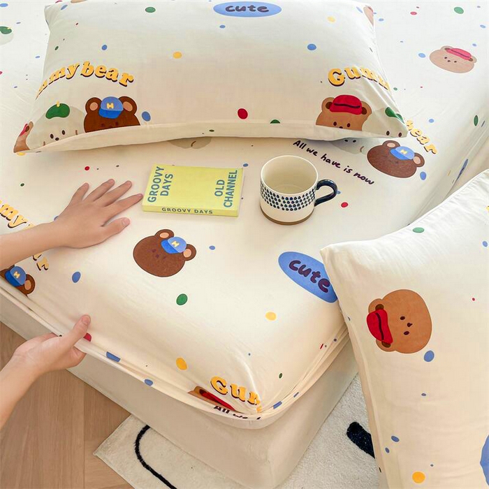 91家纺网 家纺一手货源 找家纺 鼎丰家纺 2025新款90克超柔软糯印花单床笠系列 冒险乐园