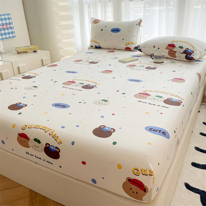 91家纺网 家纺一手货源 找家纺 鼎丰家纺 2025新款90克超柔软糯印花单床笠系列 冒险乐园