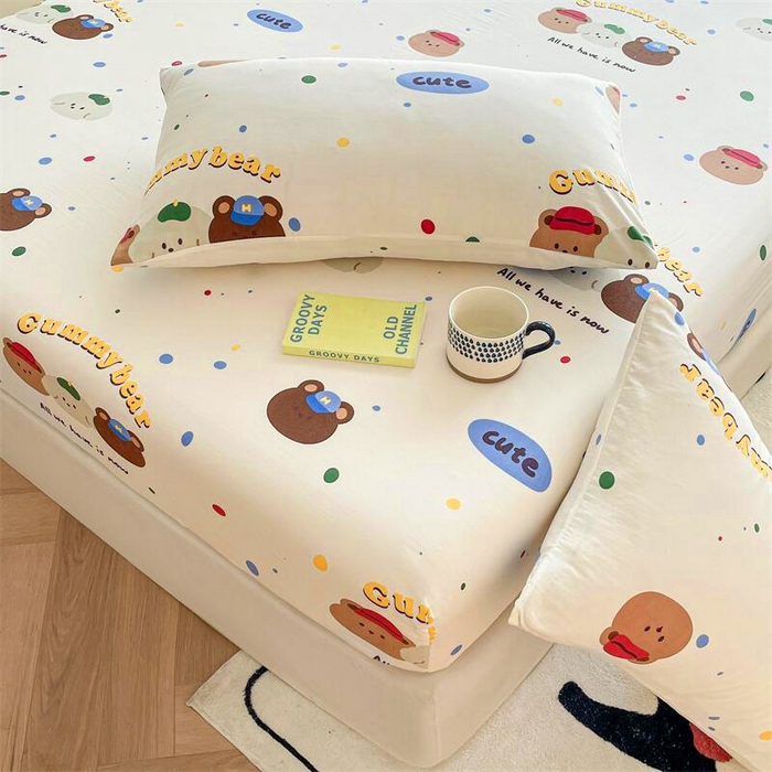 91家纺网 家纺一手货源 找家纺 鼎丰家纺 2025新款90克超柔软糯印花单床笠系列 冒险乐园