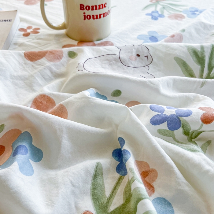 91家纺网 家纺一手货源 找家纺 鼎丰家纺 2025新款90克超柔软糯印花单床笠系列 局集