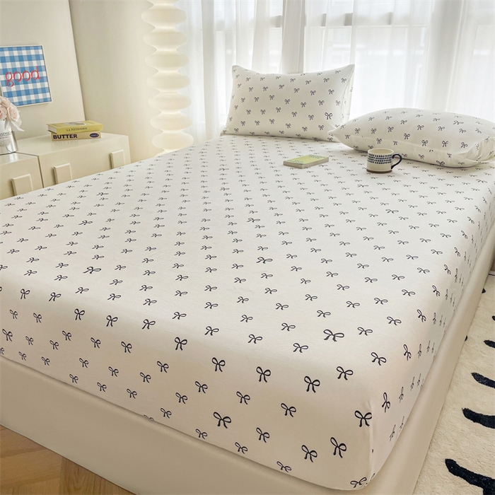 91家纺网 家纺一手货源 找家纺 鼎丰家纺 2025新款90克超柔软糯印花单床笠系列 慢生活