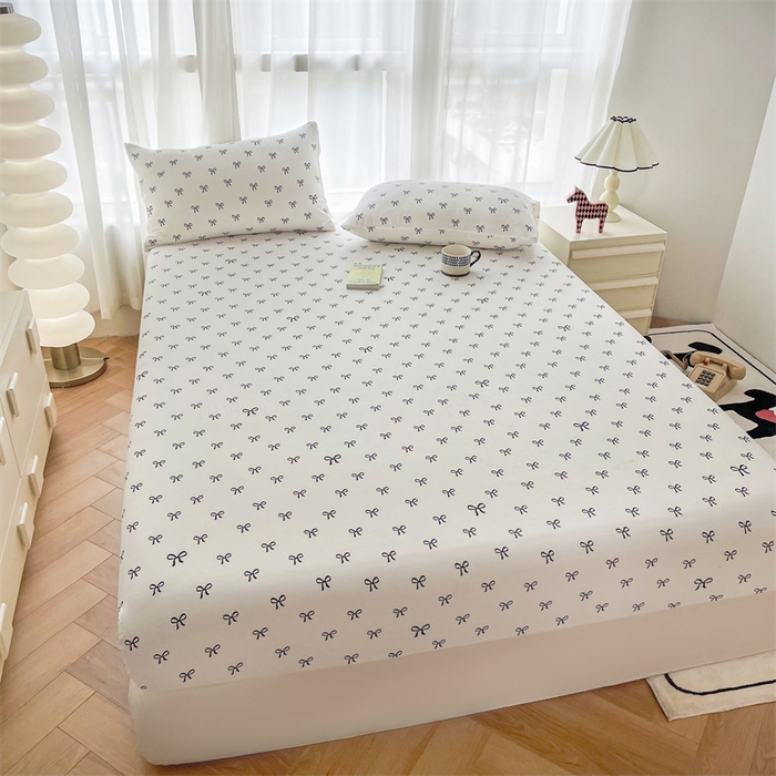 91家纺网 家纺一手货源 找家纺 鼎丰家纺 2025新款90克超柔软糯印花单床笠系列 慢生活