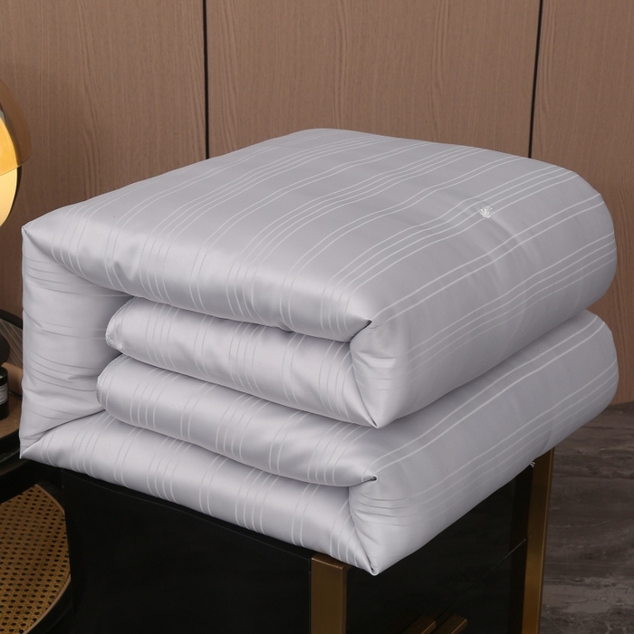 91家纺网 家纺一手货源 找家纺 （总）越宏顺 2025新款全棉缎条.被桑.被春秋被双人子母被二合一冬被