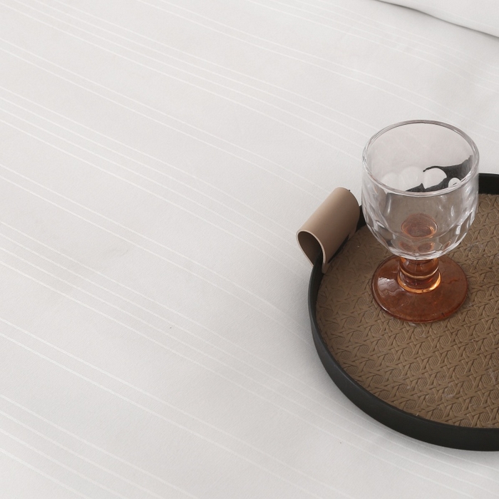 91家纺网 家纺一手货源 找家纺 越宏顺 2025新款全棉缎条.被桑.被春秋被双人子母被二合一冬被 白色