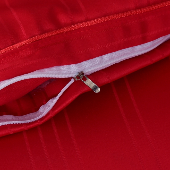 91家纺网 家纺一手货源 找家纺 越宏顺 2025新款全棉缎条.被桑.被春秋被双人子母被二合一冬被 大红