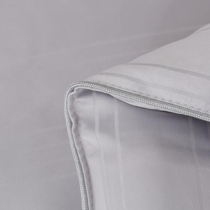 91家纺网 家纺一手货源 找家纺 越宏顺 2025新款全棉缎条.被桑.被春秋被双人子母被二合一冬被 灰色