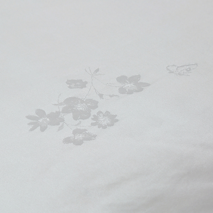 91家纺网 家纺一手货源 找家纺 越宏顺 2025新款仿真丝蝴蝶花手工.被子母被被子被芯 灰色