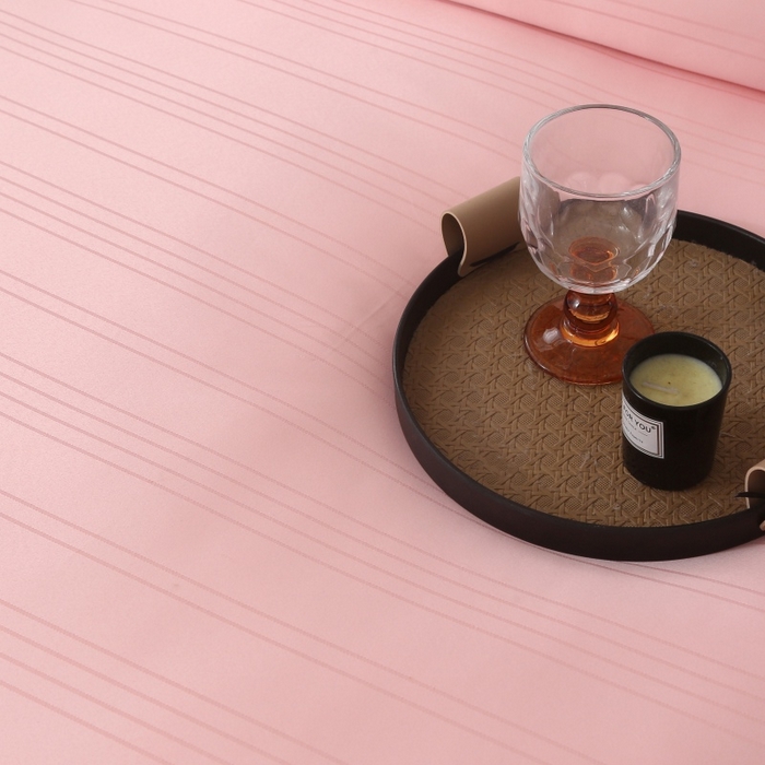 91家纺网 家纺一手货源 找家纺 越宏顺 2025新款全棉缎条.被桑.被春秋被双人子母被二合一冬被 玉色