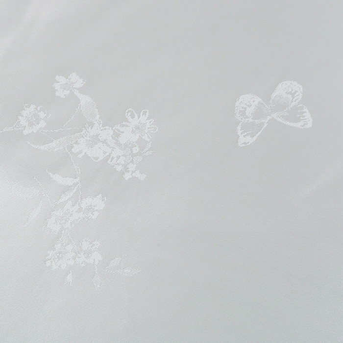 91家纺网 家纺一手货源 找家纺 越宏顺 2025新款仿真丝蝴蝶花手工.被子母被被子被芯 灰色