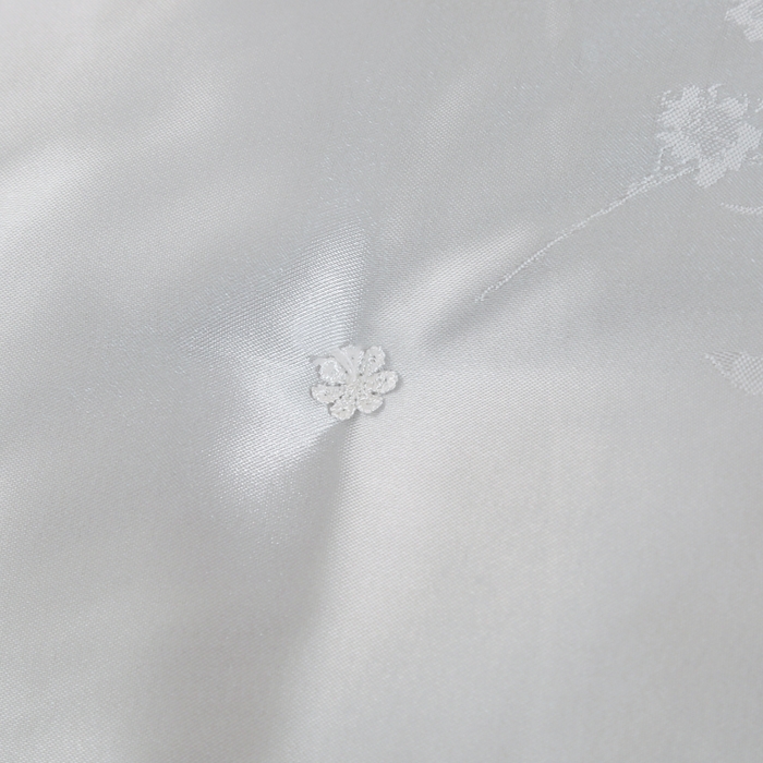 91家纺网 家纺一手货源 找家纺 越宏顺 2025新款仿真丝蝴蝶花手工.被子母被被子被芯 灰色