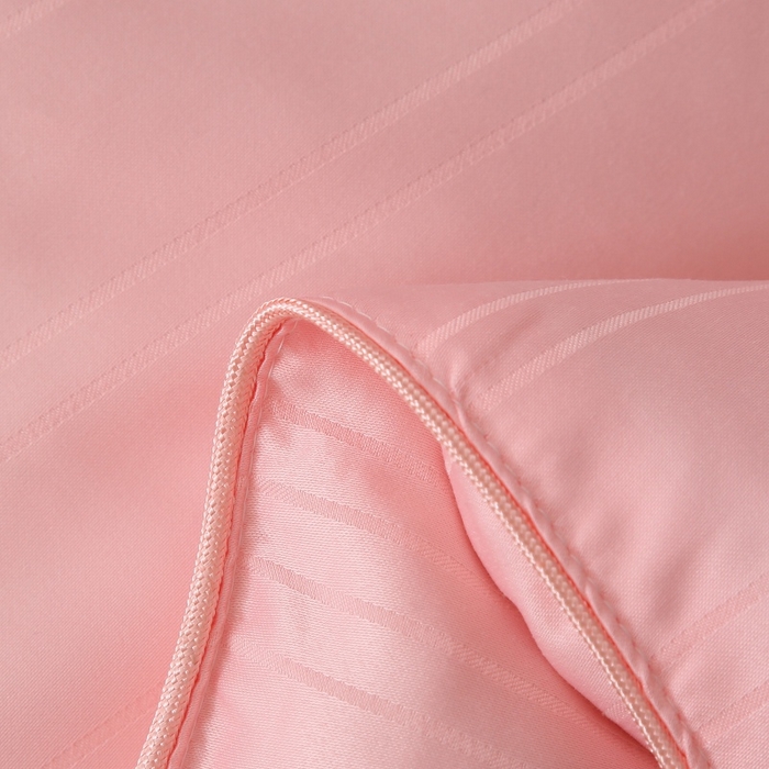 91家纺网 家纺一手货源 找家纺 越宏顺 2025新款全棉缎条.被桑.被春秋被双人子母被二合一冬被 玉色