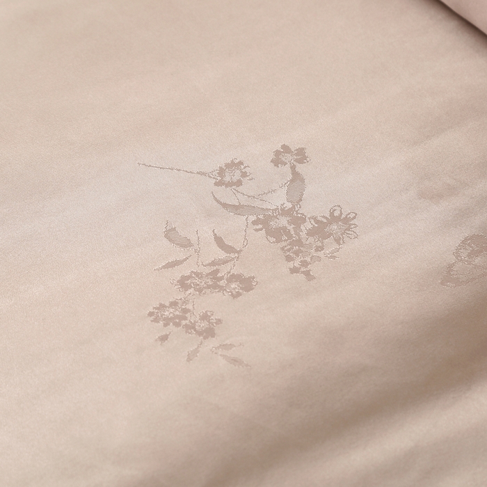 91家纺网 家纺一手货源 找家纺 越宏顺 2025新款仿真丝蝴蝶花手工.被子母被被子被芯 卡其