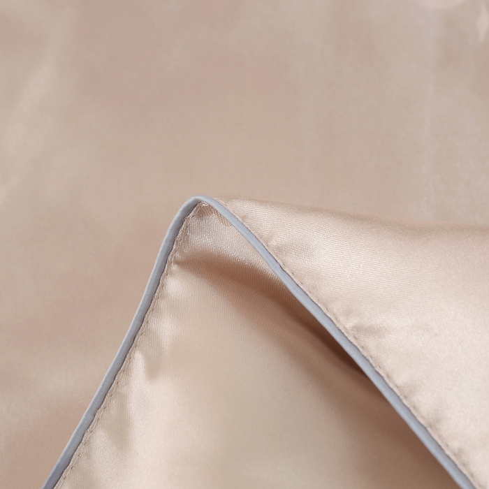 91家纺网 家纺一手货源 找家纺 越宏顺 2025新款仿真丝蝴蝶花手工.被子母被被子被芯 卡其