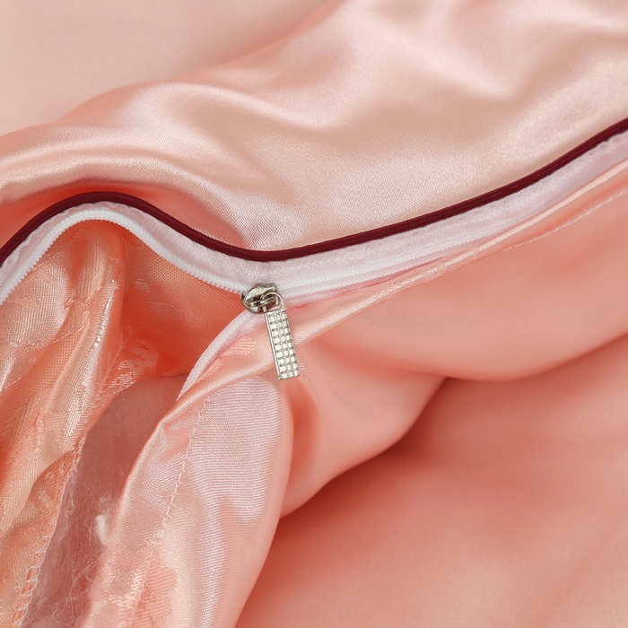 91家纺网 家纺一手货源 找家纺 越宏顺 2025新款仿真丝蝴蝶花手工.被子母被被子被芯 玉色