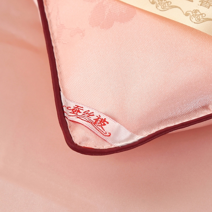 91家纺网 家纺一手货源 找家纺 越宏顺 2025新款仿真丝蝴蝶花手工.被子母被被子被芯 玉色