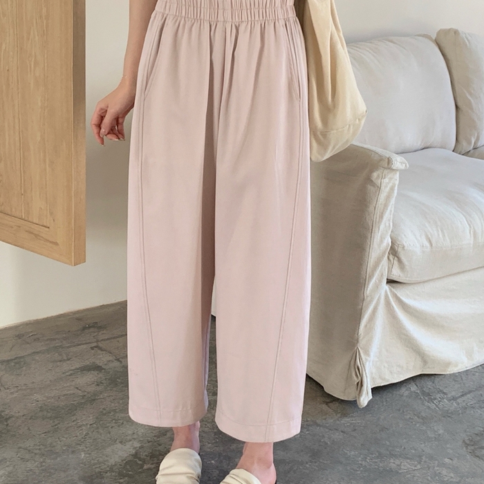 91家纺网 家纺一手货源 找家纺 妍景家居生活馆 2025新款天丝豆乳裤 天丝豆乳裤-淡粉色