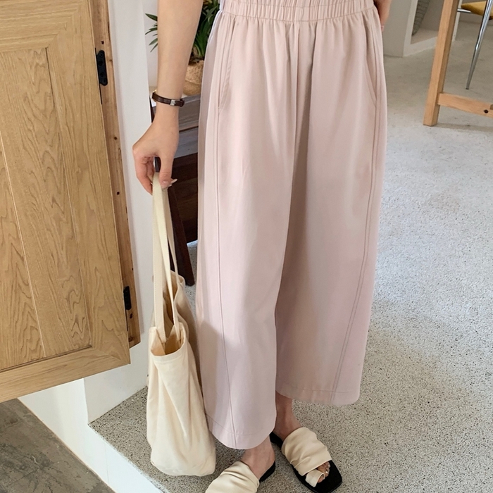 91家纺网 家纺一手货源 找家纺 妍景家居生活馆 2025新款天丝豆乳裤 天丝豆乳裤-淡粉色