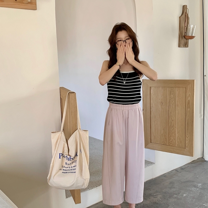 91家纺网 家纺一手货源 找家纺 妍景家居生活馆 2025新款天丝豆乳裤 天丝豆乳裤-淡粉色