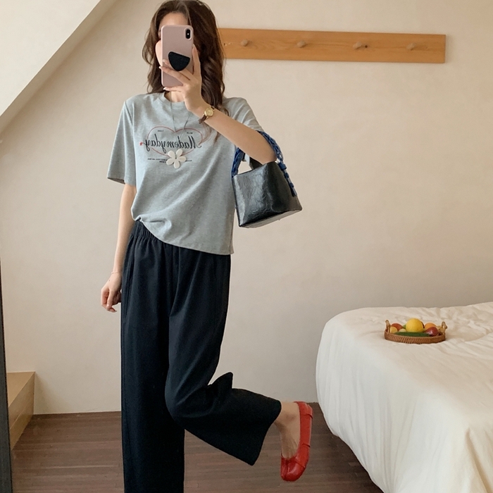 妍景家居生活馆 2025新款天丝豆乳裤 天丝豆乳裤-黑色