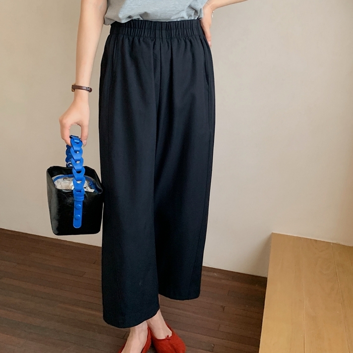 91家纺网 家纺一手货源 找家纺 妍景家居生活馆 2025新款天丝豆乳裤 天丝豆乳裤-黑色