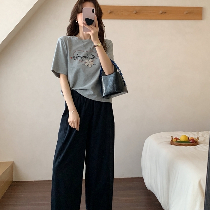 91家纺网 家纺一手货源 找家纺 妍景家居生活馆 2025新款天丝豆乳裤 天丝豆乳裤-黑色