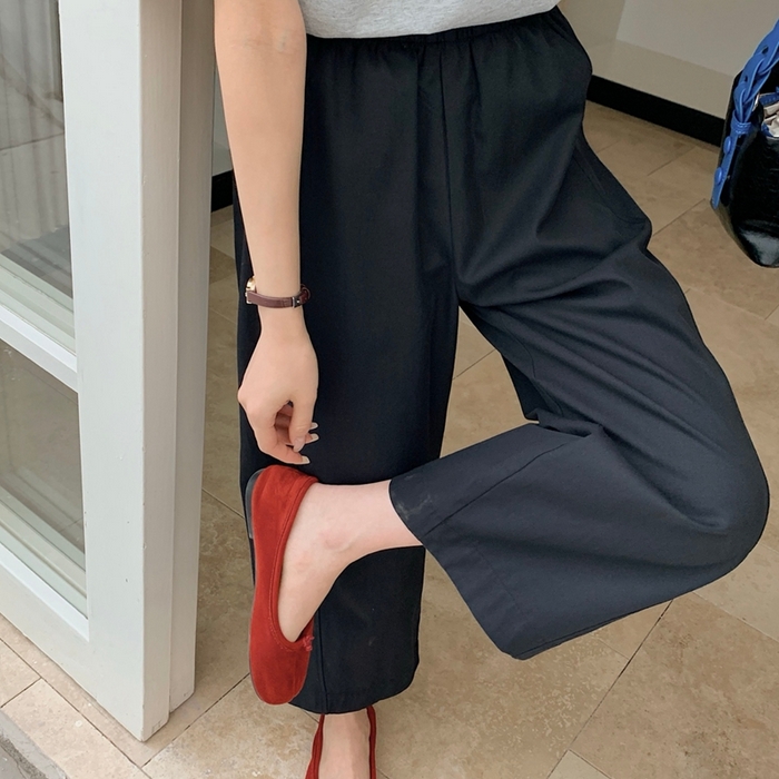 91家纺网 家纺一手货源 找家纺 妍景家居生活馆 2025新款天丝豆乳裤 天丝豆乳裤-黑色