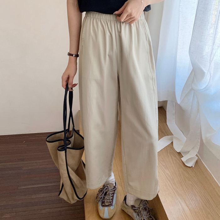 91家纺网 家纺一手货源 找家纺 妍景家居生活馆 2025新款天丝豆乳裤 天丝豆乳裤-浅卡其