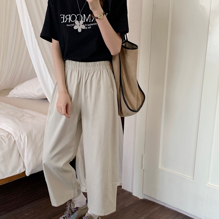 91家纺网 家纺一手货源 找家纺 妍景家居生活馆 2025新款天丝豆乳裤 天丝豆乳裤-浅卡其