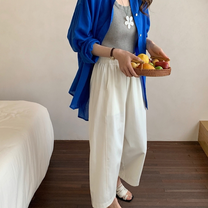 91家纺网 家纺一手货源 找家纺 妍景家居生活馆 2025新款天丝豆乳裤 天丝豆乳裤-奶杏色