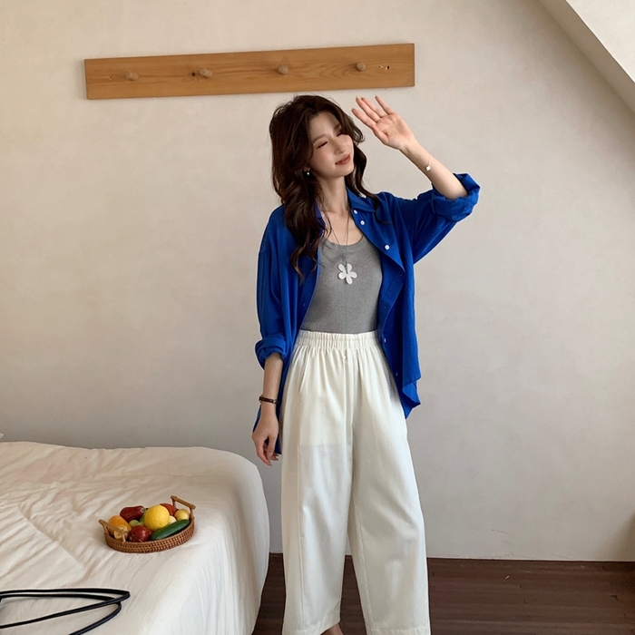 91家纺网 家纺一手货源 找家纺 妍景家居生活馆 2025新款天丝豆乳裤 天丝豆乳裤-奶杏色