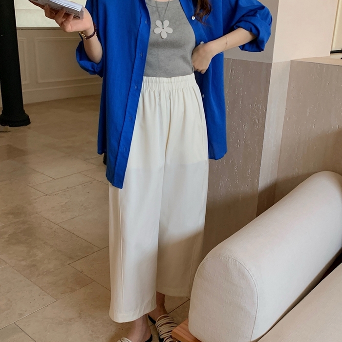 91家纺网 家纺一手货源 找家纺 妍景家居生活馆 2025新款天丝豆乳裤 天丝豆乳裤-奶杏色