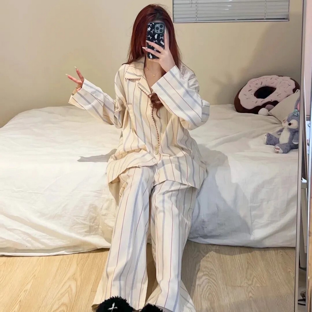 91家纺网 家纺一手货源 找家纺 （总）观月轩家纺 2025新款天丝棉长袖长裤套装-小王子