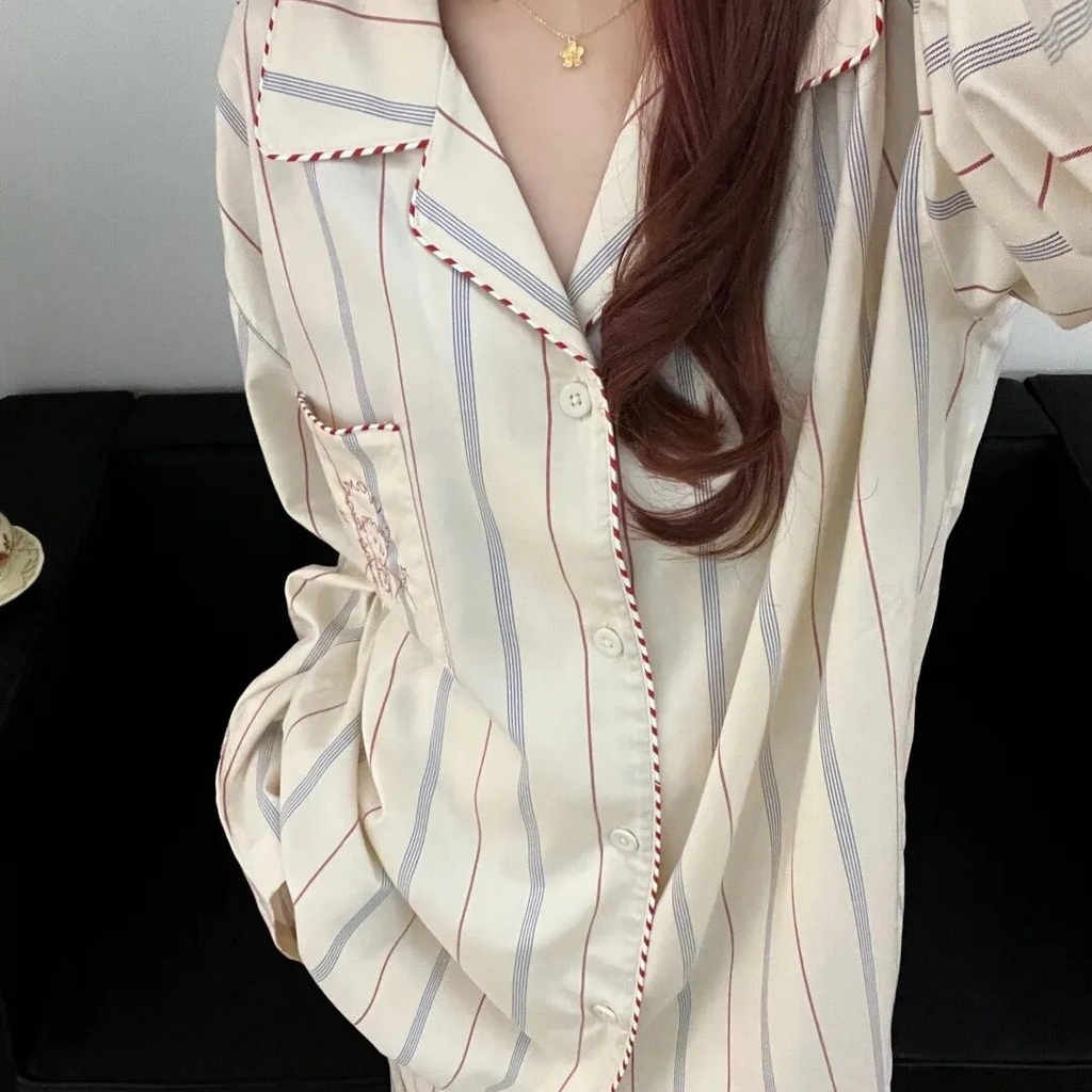 91家纺网 家纺一手货源 找家纺 （总）观月轩家纺 2025新款天丝棉长袖长裤套装-小王子