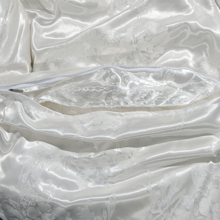 91家纺网 家纺一手货源 找家纺 越宏顺 2025新款牡丹花定制款.被客户定制被子被芯定制款不退不换 白色