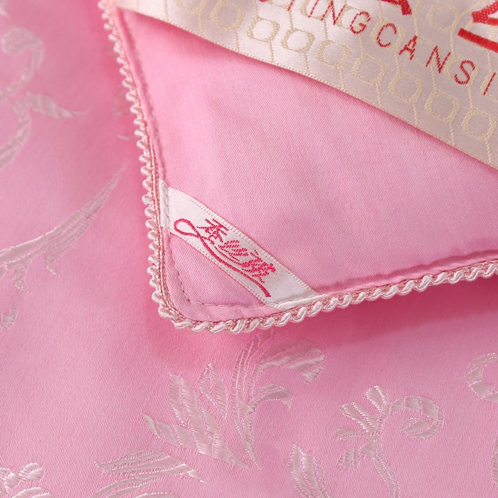 91家纺网 家纺一手货源 找家纺 越宏顺 2025新款被子春秋被东被芯子母被 粉色