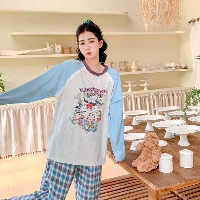 91家纺网 家纺一手货源 找家纺 （总）妍景家居生活馆 2025新款秋野叙集家居服