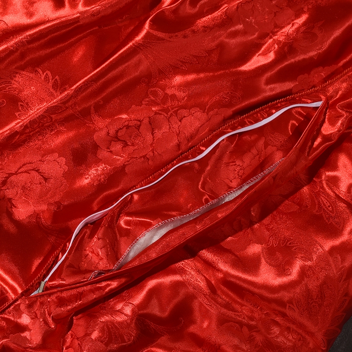 91家纺网 家纺一手货源 找家纺 越宏顺 2025新款牡丹花定制款.被客户定制被子被芯定制款不退不换 大红