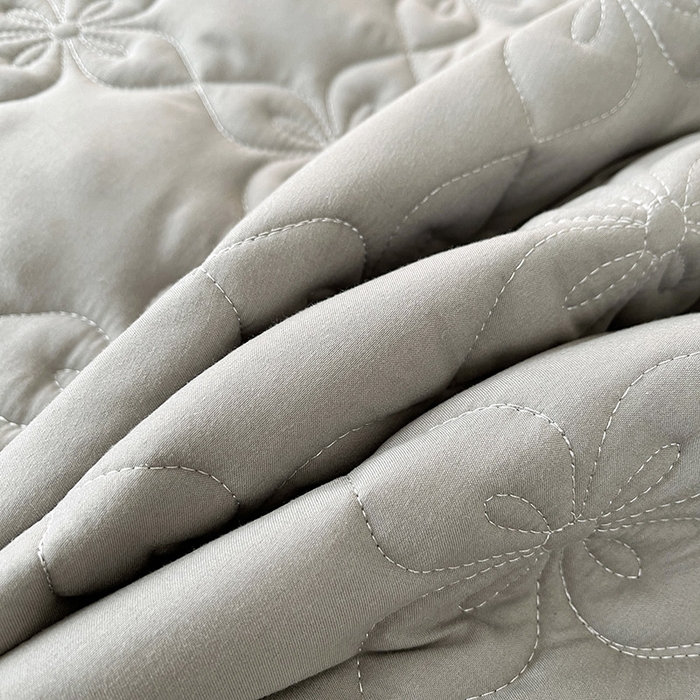 91家纺网 家纺一手货源 找家纺 鼎丰家纺 2025新款-100%新疆棉花夹棉床裙 100%新疆棉花床裙-岩石灰