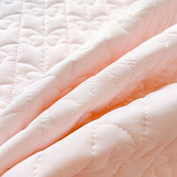 91家纺网 家纺一手货源 找家纺 鼎丰家纺 2025新款蕾丝夹棉床裙-洛可可系列 洛可可-粉