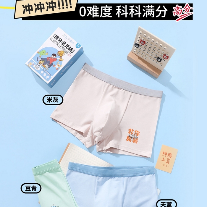 妍景家居生活馆 2025新款青少年内裤 1790