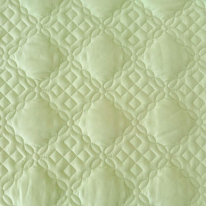 91家纺网 家纺一手货源 找家纺 （总）鼎丰家纺 2025新款纯色夹棉床裙-格影