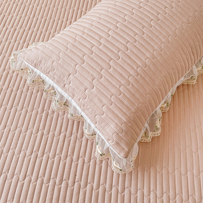 91家纺网 家纺一手货源 找家纺 （总）予梦家纺 2025新款夹棉床裙单床裙单品床裙单件床裙-晨曦